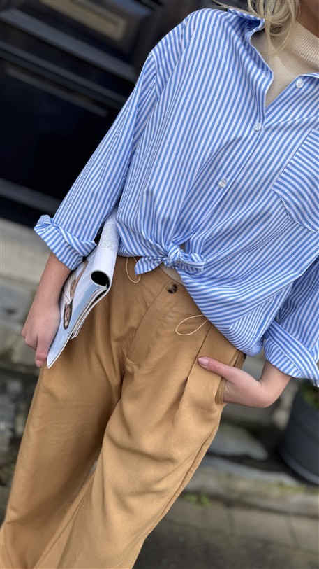 Hemd Gestreept Sun Blauw