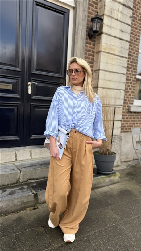 Hemd Gestreept Sun Blauw