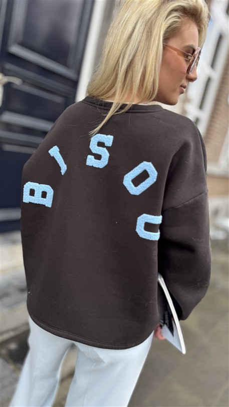 Sweater Bisous Bruin