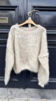 Extra Kidmohair Knit Hh24224 Beige