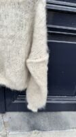 Extra Kidmohair Knit Hh24224 Beige