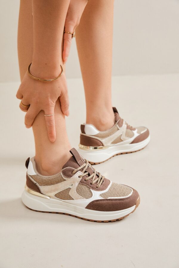 Sneaker 9207 Beige Bruin