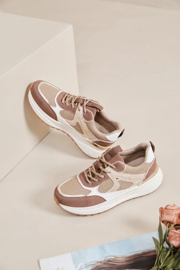 Sneaker 9207 Beige Bruin