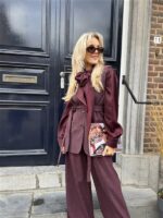 Mouwloze Gilet Bordeaux L9378