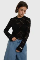 ALIX Lace Top 2603991643 Zwart