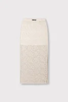 ALIX Maxi Lace Skirt 2603291577 Cream