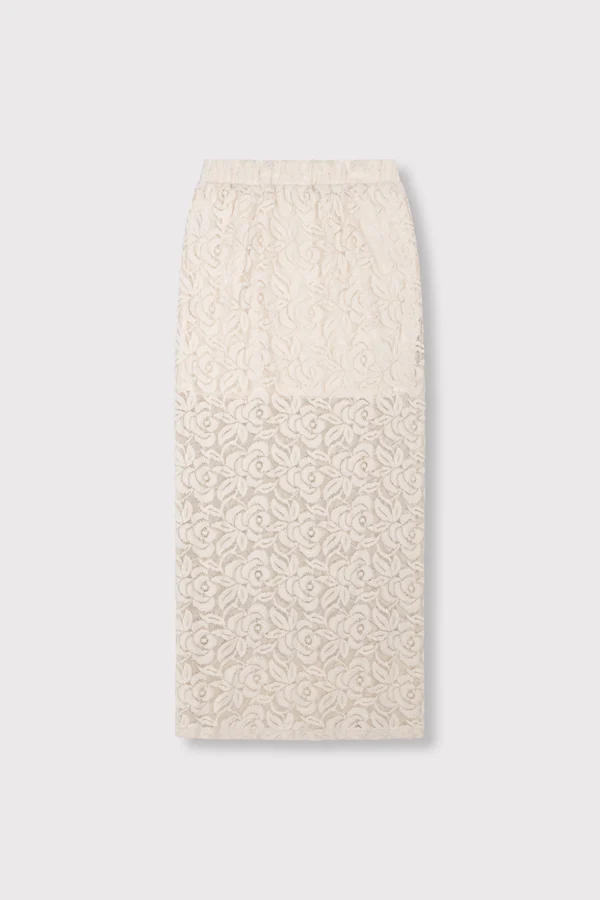 ALIX Maxi Lace Skirt 2603291577 Cream