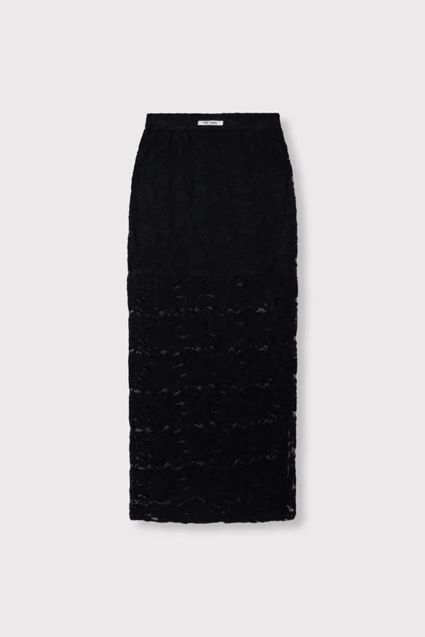 ALIX Maxi Lace Skirt 2603291577 Zwart
