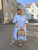 Hemdjurk Stripes Pofmouw Colori Broderie