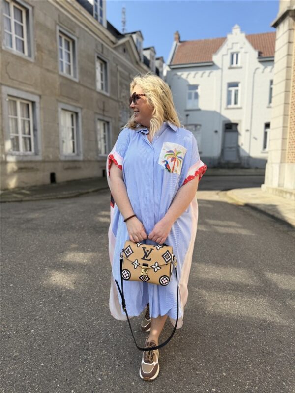 Maxi Hemdjurk Tropical Back Roos