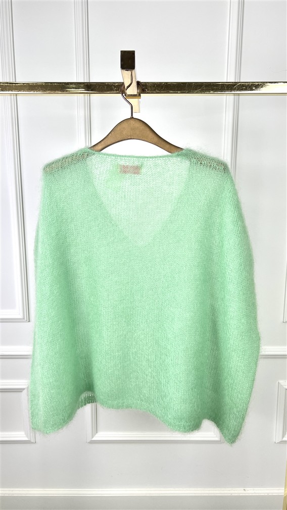 Debardeur Knit 24238 Kidmohair Groen V-H