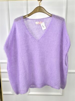 Debardeur Knit 24238 Kidmohair Lila V-H