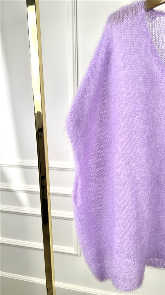 Debardeur Knit 24238 Kidmohair Lila V-H
