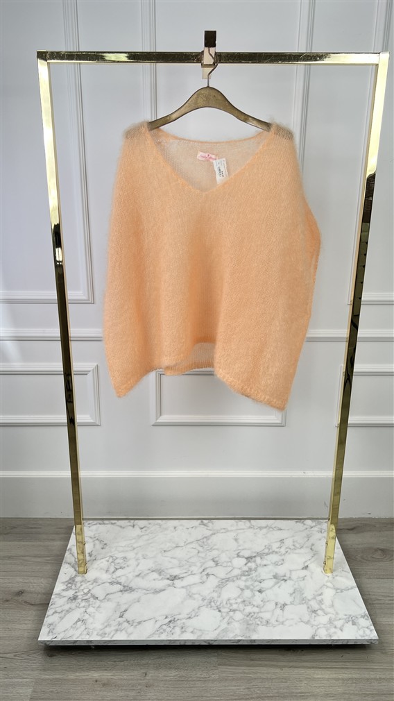 Debardeur Knit 24238 Kidmohair Peach V-H