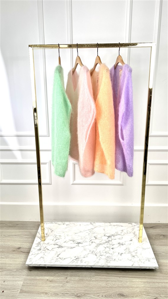 Debardeur Knit 24238 Kidmohair Groen V-H