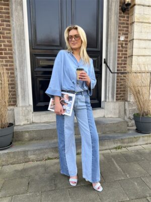 Straight Jeans Rd3566 2 Tones