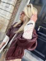 Alix Faux Leather Bomber 2512403475