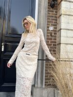 Maxi Lace Skirt 2603291577 Cream