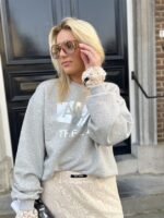 Alix Foil Logo Sweater