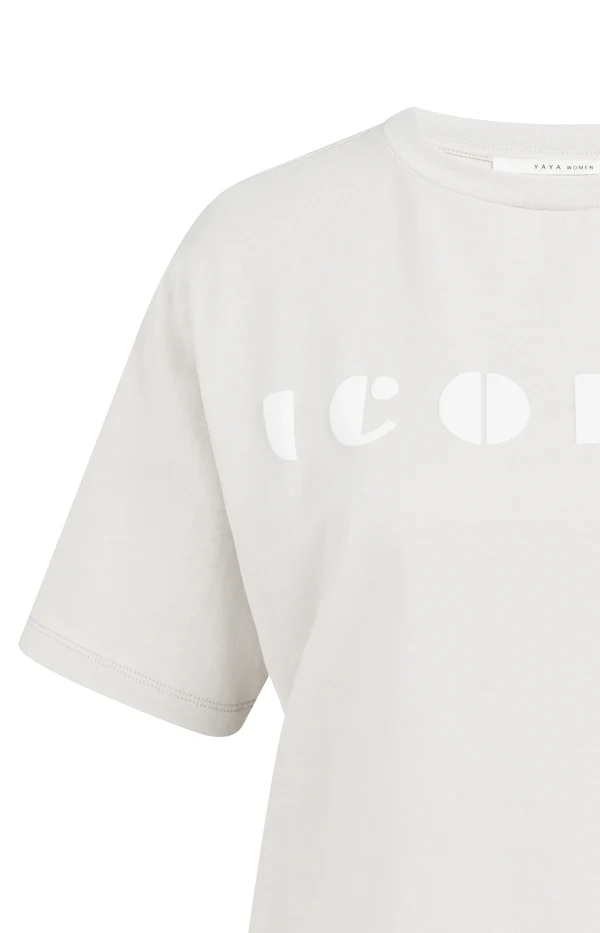 YAYA T-Shirt 01-719086-603 Iconic Mauve