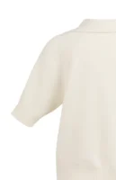 YAYA Knit 01-000569-603 K.mouw Kraag Ecru