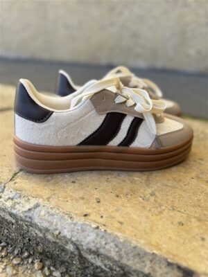 8-193 City Chic Platform Sneaker Bruin