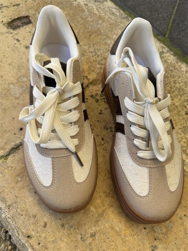 8-193 City Chic Platform Sneaker Bruin