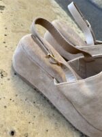 Soft Summer Wedge Suede Beige