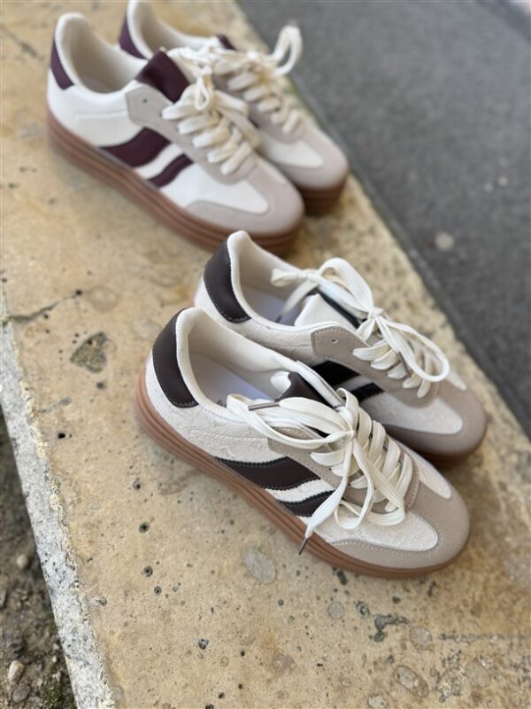 8-193 City Chic Platform Sneaker Bordeau