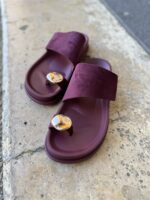 Minimal Luxe Slide Bordeaux