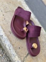 Minimal Luxe Slide Bordeaux
