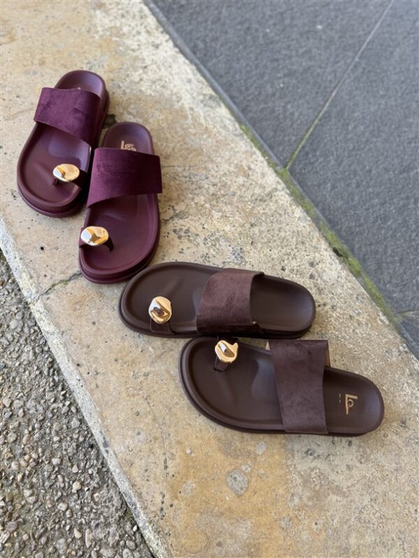 Minimal Luxe Slide Brown