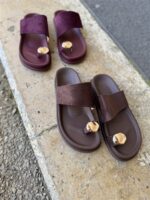 Minimal Luxe Slide Brown