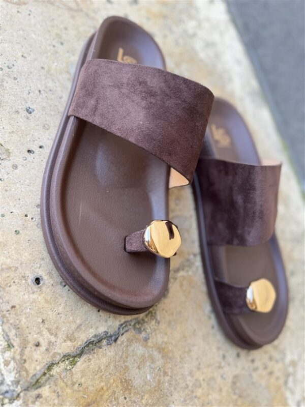 Minimal Luxe Slide Brown