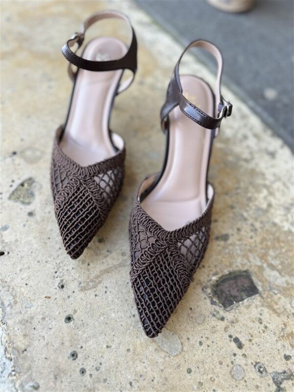 Ls5452a Raffia Slingback Heels