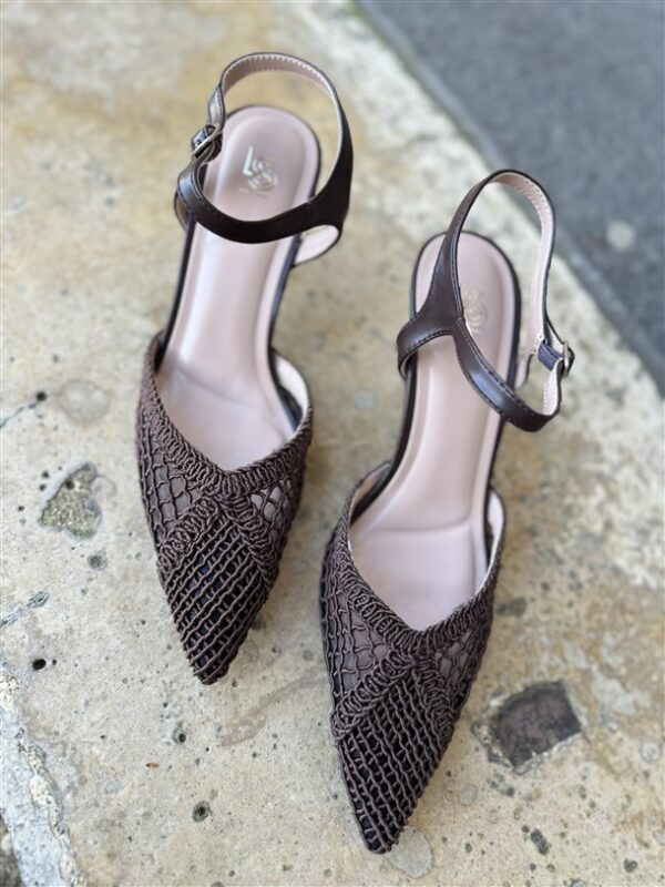 Ls5452a Raffia Slingback Heels