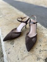 Ls5452a Raffia Slingback Heels