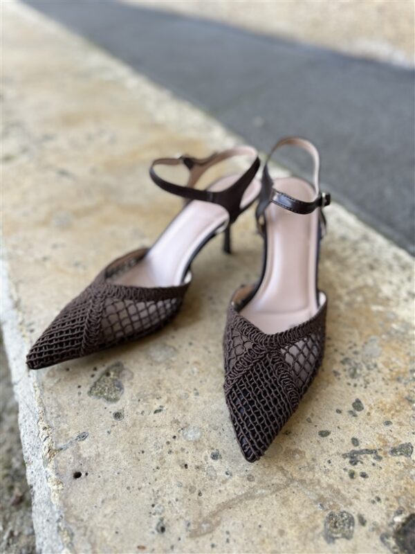 Ls5452a Raffia Slingback Heels