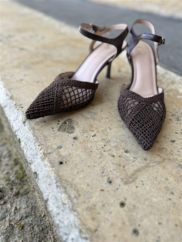 Ls5452a Raffia Slingback Heels