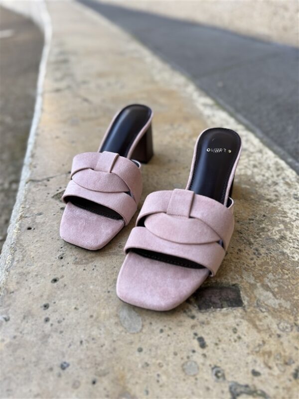 Blush Milano Mule Heels