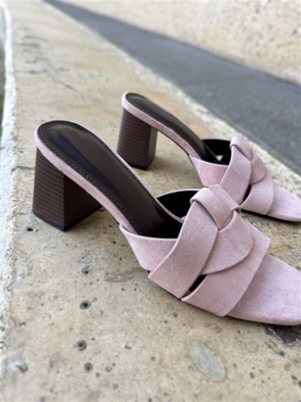 Blush Milano Mule Heels