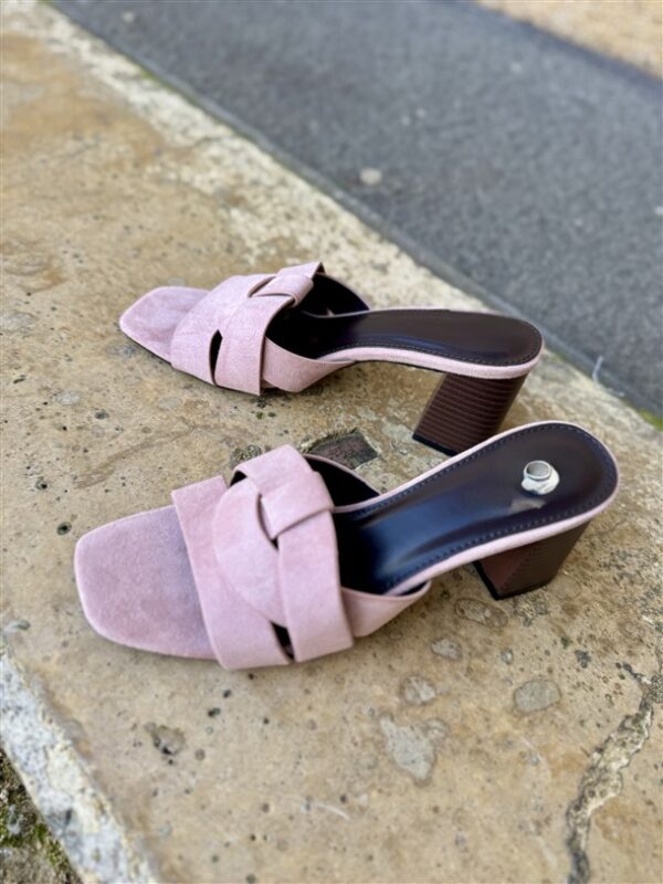 Blush Milano Mule Heels