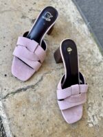 Blush Milano Mule Heels