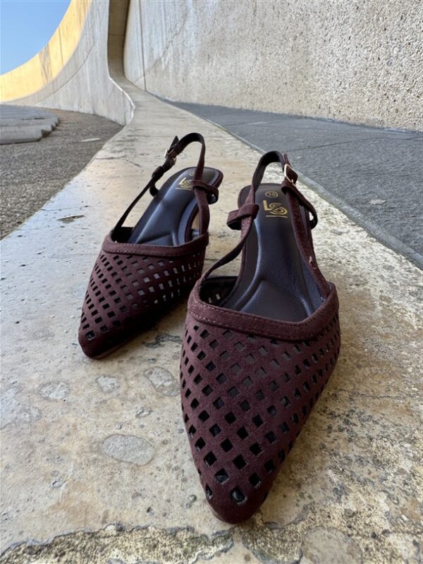 Mo-3625 Elegant Cut-Out Slingback Heels