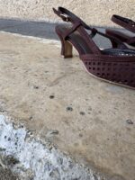 Mo-3625 Elegant Cut-Out Slingback Heels