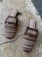 9738 Riviera Chic Mule Bruin Melange