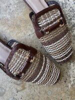 9738 Riviera Chic Mule Bruin Melange