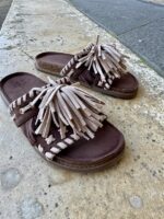 Toscane Tassel Slide Brown