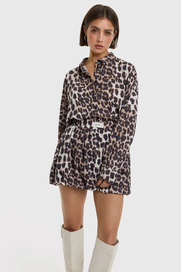 Alix Ballon Skirt Animal