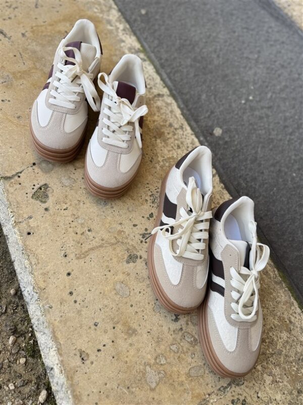 8-193 City Chic Platform Sneaker Bruin